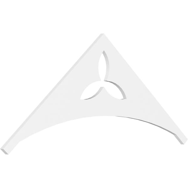 Ekena Millwork Pitch Naple Architectural Grade PVC Gable Pediment, 60"W x 25"H x 1"P (10/12) GPP060X025X100NAP - main